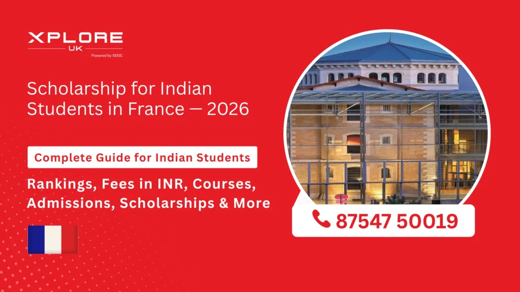 Scholarship opportunities for Indian students to study in France with financial aid and tuition support