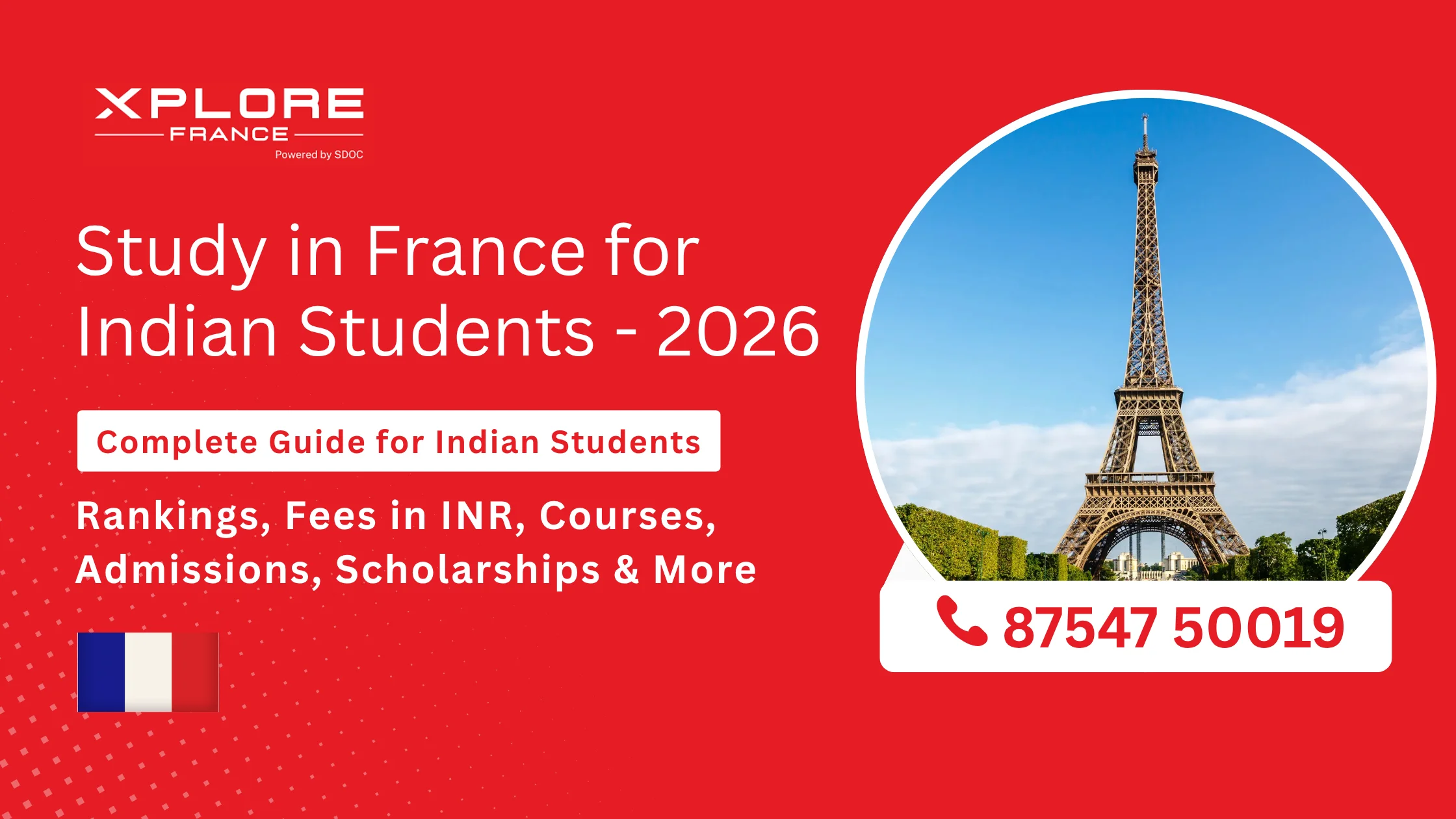 Study in France for Indian students – Xplore France study abroad consultancy in Chennai